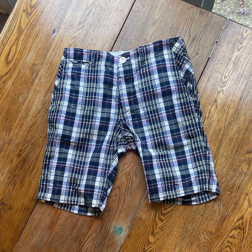 Visvim madras plaid shorts